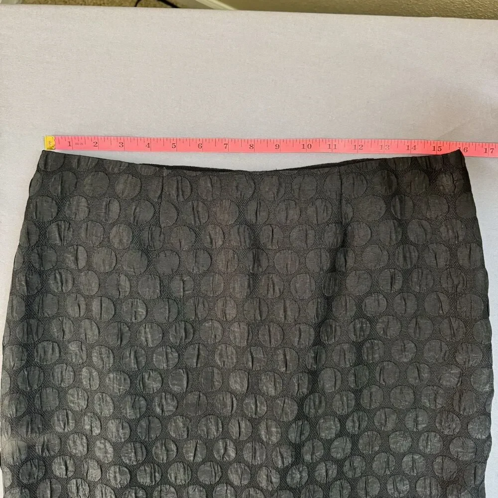 Maeve Anthropologie Skirt women 8 polka dot pencil black